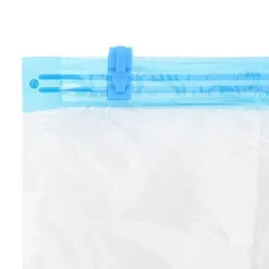 vidaXL Förvaringspåsar 50 pcs Transparent och Blå 130 x 100 cm