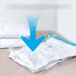 Förvaringspåsar - TD® - 10 vakuumkompression påsar - 60x80 cm - Transparent - För täcke