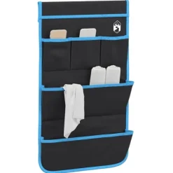 vidaXL Förvaringspåse med lagring Grå 66 x 40 cm oxford