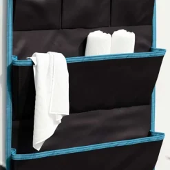 vidaXL Förvaringspåse med lagring Grå 66 x 40 cm oxford