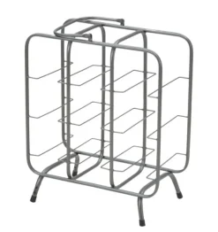 Vinflaskhållare-FURNLUX FLASKHÅLLARE FYRKANTIG GRÅ 40CM