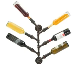 Vinflaskhållare-FURNLUX FLASKHÅLLARE MANHATTAN SVART 27CM