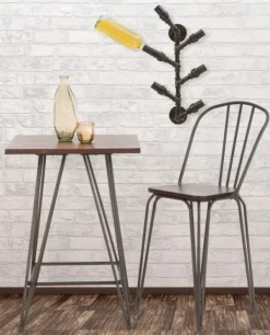 Vinflaskhållare-FURNLUX FLASKHÅLLARE MANHATTAN SVART 27CM