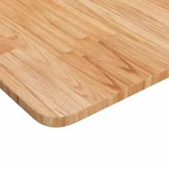 Skärbrädor-Fyrkantig bordsskiva i massiv ek - Ljusbrun | Storlek: 40x40x1,5 cm