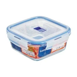 Fyrkantig låda 76cl - Luminarc - Härdat glas - Stötsäker - Tät - Mikrovågsugn