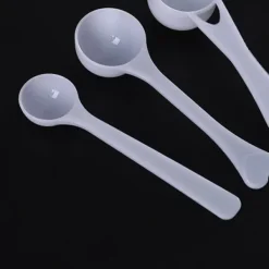 Mått & Måttskedar-1g mätskedar mycket noggrann mjölkpulversked rundbottnad minisked för resor