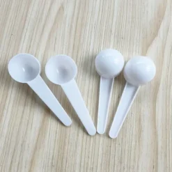 Mått & Måttskedar-1g mätskedar mycket noggrann mjölkpulversked rundbottnad minisked för resor