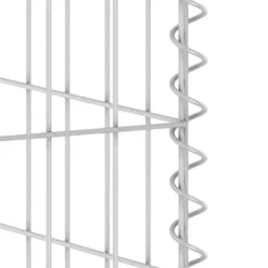 Tillbehör Till Avfallshantering-Gabionmur för soptunna - Galvaniserat stål | Storlek: 110x100x110 cm