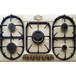 Spisar-Gaskök - Kaiser - KG 9325 ElfEm - 90 cm - 5 brännare - Elfenben