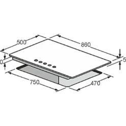 Spisar-Gaskök - Kaiser - KG 9325 ElfEm - 90 cm - 5 brännare - Elfenben