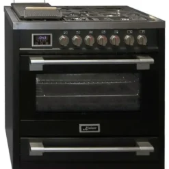 Spisar-Gasköksfläkt - Kaiser - HGE 93505 S - 90 cm - 5 brännare - Multifunktionell elektrisk ugn