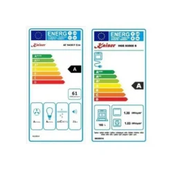 Spisar-Gasköksfläkt - Kaiser - HGE 93505 S - 90 cm - 5 brännare - Multifunktionell elektrisk ugn