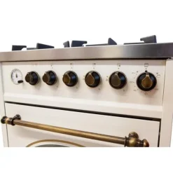Gasspis retro gas el 60 cm naturgas Fl.Gas 4 Kw WOK, 8 funktioner E 614 Cr r