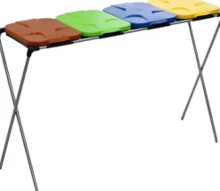 Källsorteringskärl-Geko WASHINGTON BASKET FÖR 4 SEGREGATIONSPÅSAR GEKO