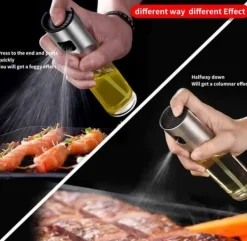 Generisk sprutmaskin, olivolja spruta, sprayflaska för olja Mångsidig glasspray olivolja flaska för matlagning， glas, bakning, rostning