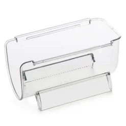 Genomskinliga Vinflaskhållare Stapelbara Plast Vinställ Hållare För Köksbänkskivor Skafferi Kylskåp