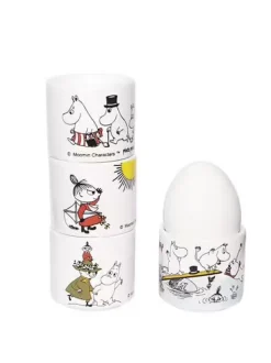 Serveringsfat & Skålar-Äggkoppar Mumin 4 st Färg