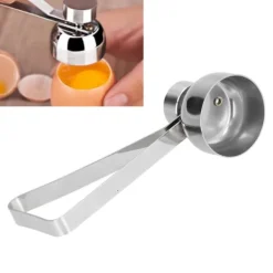 Äggtoppskärare Äggskalskärare Rostfritt Stål Äggknäckare Öppnare Avhämtare för Köksredskap