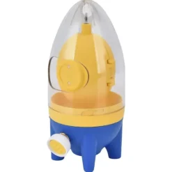 Vispar & Shakers För Salladsdressing-Ägguleblandare Manuell lätt bärbar handdragrep Golden Egg Maker Easy Egg Scrambler Shaker för matlagning