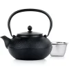 Kaffe- & Tekannor-Gjutjärn vattenkokare tekanna tekanna infuser med sil för örtte 1L