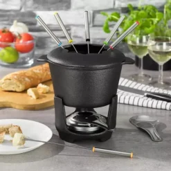 Fondueset-GJUTJÄRNSFONDSET FÖR 6 PERSONER KINGHOFF KH-1195