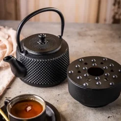 Kaffe- & Tekannor-Gjutjärnstekanna med värmare 0,8L KINGHOFF KH-1847