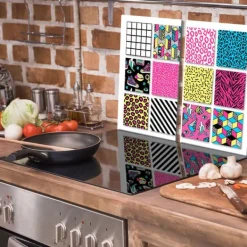 Mat- & Dryckesschabloner-GLAS SKÄRBRÄDA 2x 30x52 MOSAIK