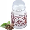 Förvaringsburkar-GLASBEHÅLLARE 290ML FÖR KAFFE HERMETISK KRUK MED LOCK FÖR KRYDDER