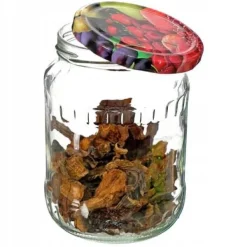 Behållare För Matförvaring-Glasburk för marmelad med skruvkork 720ml 6 st