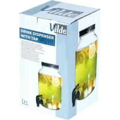 Dryckesautomater-Glasburk med kran 3,2 l