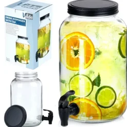 Dryckesautomater-Glasburk med kran 3,2 l