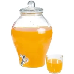 Dryckesautomater-Glasburk med kran 6,5 l