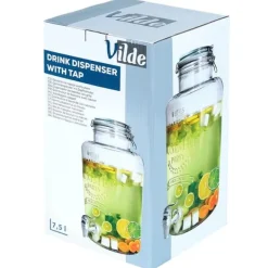 Glasburk med kran 8 l