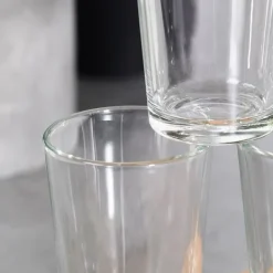 Dryckesautomater-Glasburk med kran 8 l + 12 glas 200 ml