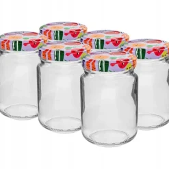 Honungsburkar-Glasburk med lock TO fi53 156ml - 6 st