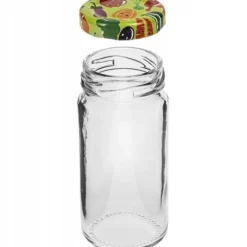 Honungsburkar-Glasburk med lock TO fi43 90ml - 6 st