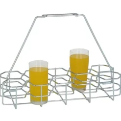 Vinflaskhållare-Glashållare, Glasskiva för 10 glas