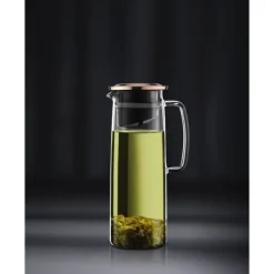 Bodum Kaffe- & Tekannor-Glaskanna - - Biasca - Kopparlock med filter - 1,2 L - Transparent