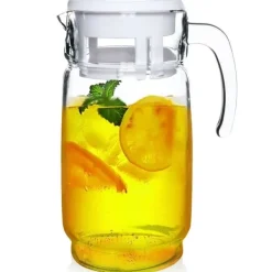 Glaskanna med lock 2 l