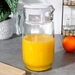 Glaskanna med lock 2 l