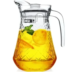 Serveringsfat & Skålar-Glaskanna med lock 1,4 l