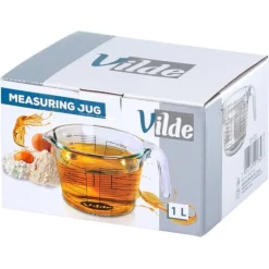 Glasmåttkopp för kök 1 l