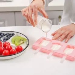 Glassform för 3 glassar – Gör Egna Glasspinnar Hemma