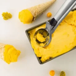 GLASSSKED MED STOR KNAPP LÄMPLIG FÖR POTATIS OCH VERGIONISKT RIS