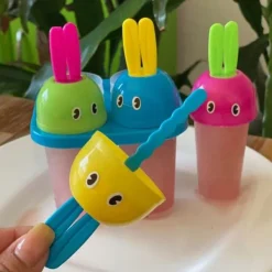 Isformar-Glasstillverkare - Ej specificerad - Paket om 4 - Kaninform - Återanvändbara - Lätt att ta ut