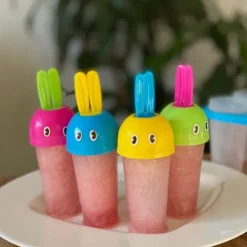 Isformar-Glasstillverkare - Ej specificerad - Paket om 4 - Kaninform - Återanvändbara - Lätt att ta ut