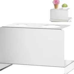 Glassvåffelställ, vågskål, 2 hål, 45 mm 65 mm - Hendi 755754