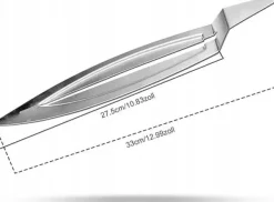 Glöggtång i rostfritt stål 33 cm x 5,5 cm