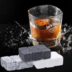 GL11263-Återanvändbara whiskystenar. 6 stycken. set med iskuber. vinkylning. till bröllopsfest. kyl-