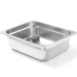 Behållare För Matförvaring-GN 1/2 behållare i rostfritt stål Profi Line höjd 100 mm - Hendi 801420